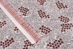 Natural White Handblock Bagh Printed Cotton Fabric