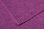 Plum Purple Handblock Bagh Printed Cotton Fabric