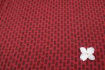 Ruby Red Handblock Bagh HandBlock Printed Cotton Fabric - Image 2