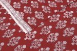 Madder Red Handblock Bagh HandBlock Printed Cotton Fabric
