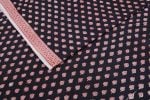 Black Handblock Bagh HandBlock Printed Cotton Fabric