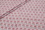 Blush Pop Pink Floral Handblock Printed 100% Pure Soft Cotton Fabric