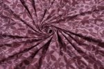 Fuchsia Plum Pink Bagru Handblock Printed Cotton Fabric - Image 3