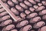 Black Bagh HandBlock Printed Cotton Fabric