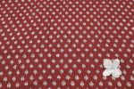 Madder Red Bagh HandBlock Printed Cotton Fabric - Image 2