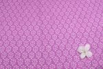 Orchid Pink Bagru Handblock Printed Cotton Fabric - Image 2