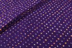 Royal Aubergine Bandhani Tie Dye 100% Pure Soft Cotton Satin Finish Fabric