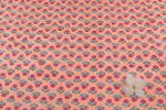 Muted Blush Pink Floral Handblock Printed 100% Pure Soft Cotton Fabric - Image 2