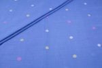 Cornflower Blue – Woven Design Handloom Pure Soft Cotton Fabric