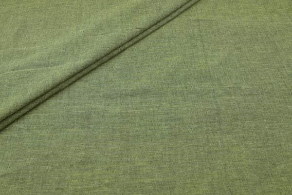 Pre-Cut 1.40m Olive Green – Handloom Pure Soft Cotton Fabric