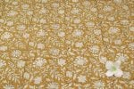 Mustard Yellow – Bagru Handblock Printed Cotton Fabric - Image 2