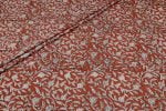 Madder Red – Bagru Handblock Printed Cotton Fabric