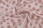 Natural White – Bagh Handblock Printed Cotton Fabric - Image 3