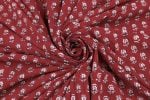Madder Red – Bagh Handblock Printed Cotton Fabric - Image 3