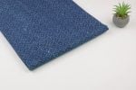 Natural Indigo Blue Handblock Ajrakh Printed Cotton Fabric - Image 2
