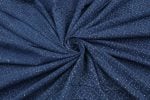 Natural Indigo Blue Handblock Ajrakh Printed Cotton Fabric - Image 4