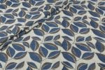 Natural White Handblock Ajrakh Printed Cotton Fabric
