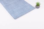 Bahama Blue Stripes Handblock Printed 100% Pure Soft Cotton Fabric - Image 2