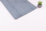 Tech Blue Stripes Handblock Printed 100% Pure Soft Cotton Fabric - Image 2