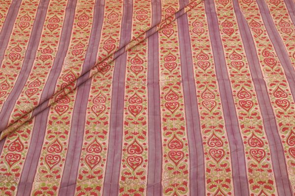 Muted Rose Pure Soft Cotton HandBlock Printed Fabric
