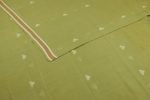 Olive Green Authentic HandLoom Woven Design Flowy Soft Cotton Fabric