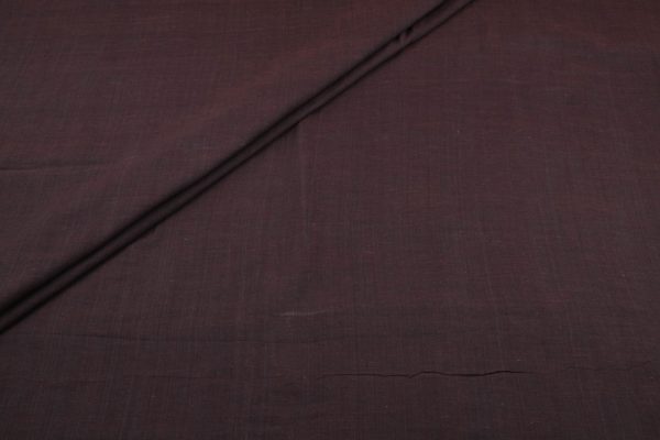 Dark Brown Authentic HandLoom Flowy Soft Cotton Fabric