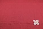 Pre-Cut 1.40m Deep Red Authentic HandLoom Flowy Soft Cotton Fabric - Image 4