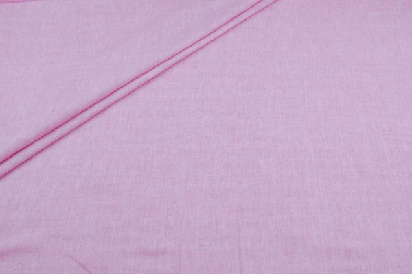 pre-Cut 1.80m Rose Pink Authentic HandLoom Flowy Soft Cotton Fabric