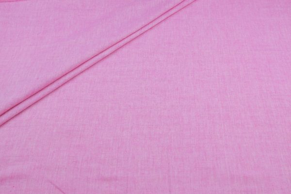 Rose Pink Authentic HandLoom Flowy Soft Cotton Fabric