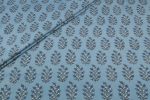 Blue - Neel Rajvansh Buta Ajrakh Cotton Blockprint Fabric