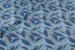 Blue - Neel Pankhuri Jaal Ajrakh Cotton Blockprint Fabric