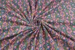 Rose Orchid  Pure Soft Cotton HandBlock Printed Fabric - Image 4