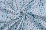 White Pure Soft Cotton HandBlock Printed Fabric - Image 4