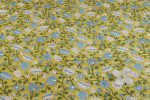 Olive Mustard Pure Soft Cotton HandBlock Printed Fabric - Image 3