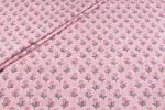 Blush Rose Pure Soft Cotton HandBlock Printed Fabric