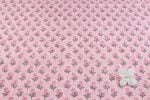 Blush Rose Pure Soft Cotton HandBlock Printed Fabric - Image 3