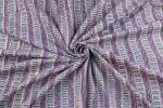 Wisteria Purple Pure Soft Cotton HandBlock Printed Fabric - Image 4
