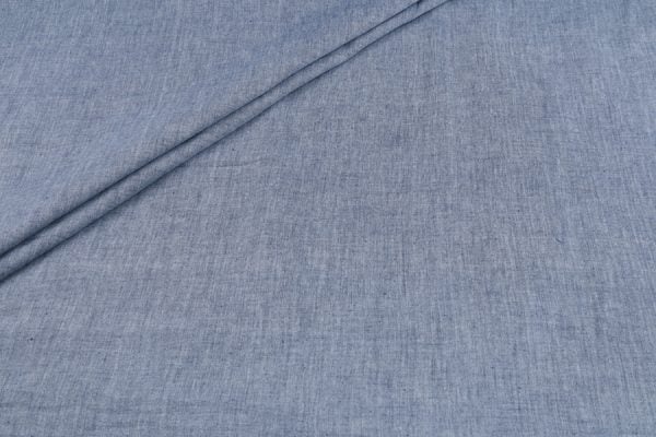 Powder Blue Authentic HandLoom Flowy Soft Cotton Fabric
