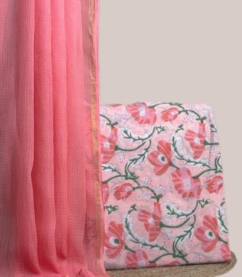 Authentic HandBlock Sanganeri Printed