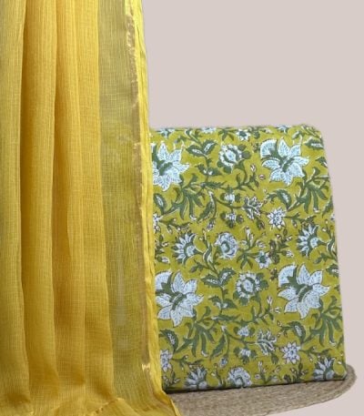 Authentic HandBlock Sanganeri Printed