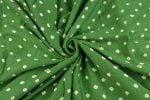 Moss Green Bandhani Cotton Fabric - Image 4