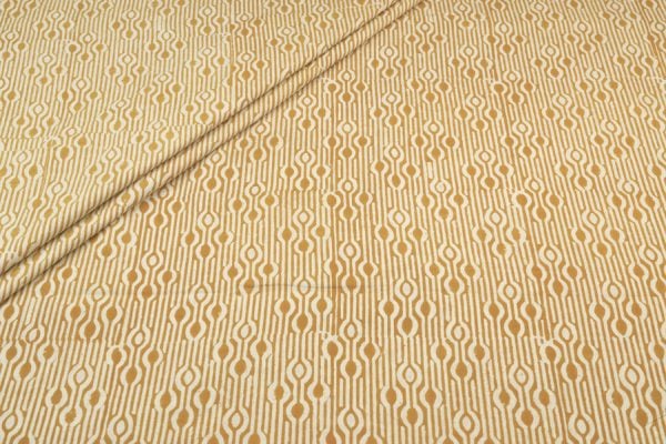 Authentic Bagru Handblock Printed Pure Soft Cotton Fabric
