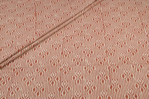Authentic Bagru Handblock Printed Pure Soft Cotton Fabric