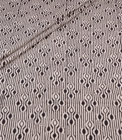 Authentic Bagru Handblock Printed Pure Soft Cotton Fabric