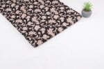 Natural Black Bagru Handblock Printed Cotton Fabric - Image 2