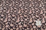 Natural Black Bagru Handblock Printed Cotton Fabric - Image 4
