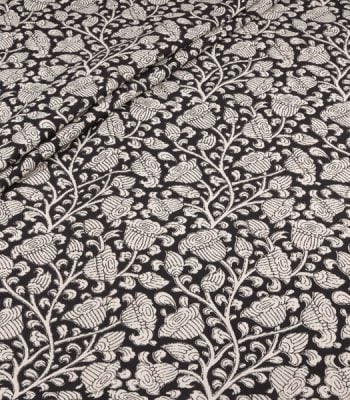 Authentic Bagru Handblock Printed Pure Soft Cotton Fabric