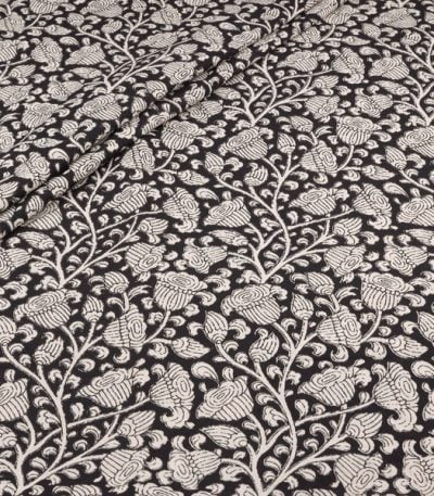 Authentic Bagru Handblock Printed Pure Soft Cotton Fabric