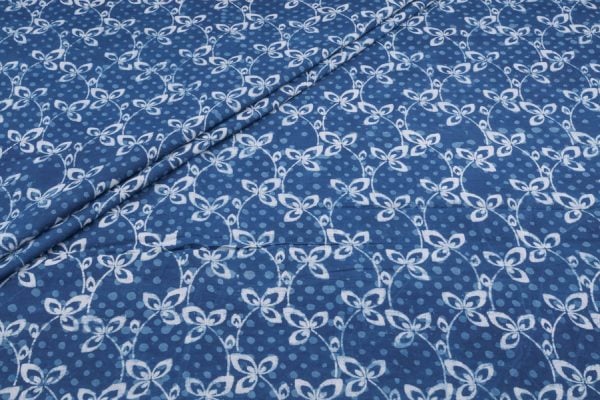 Authentic Bagru Handblock Printed Pure Soft Cotton Fabric