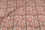 Authentic Bagru Handblock Printed Pure Soft Cotton Fabric